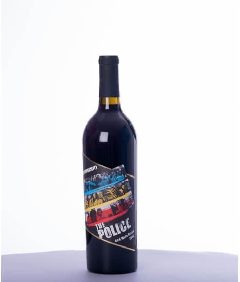 Vin rouge californien - AVA Mendocino - Collection Wines That Rock - The Police Synchronicity