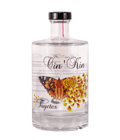 Liqueur belge - Pr. de Namur - Cin'Kin Liqueur - Fleurs de Tagetes Patula