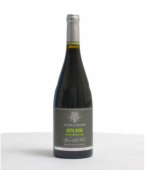 Vin rouge bulgare - Thracian Valley - Midalidare - Cuvée Nota Bene (Merlot / Malbec / Syrah)